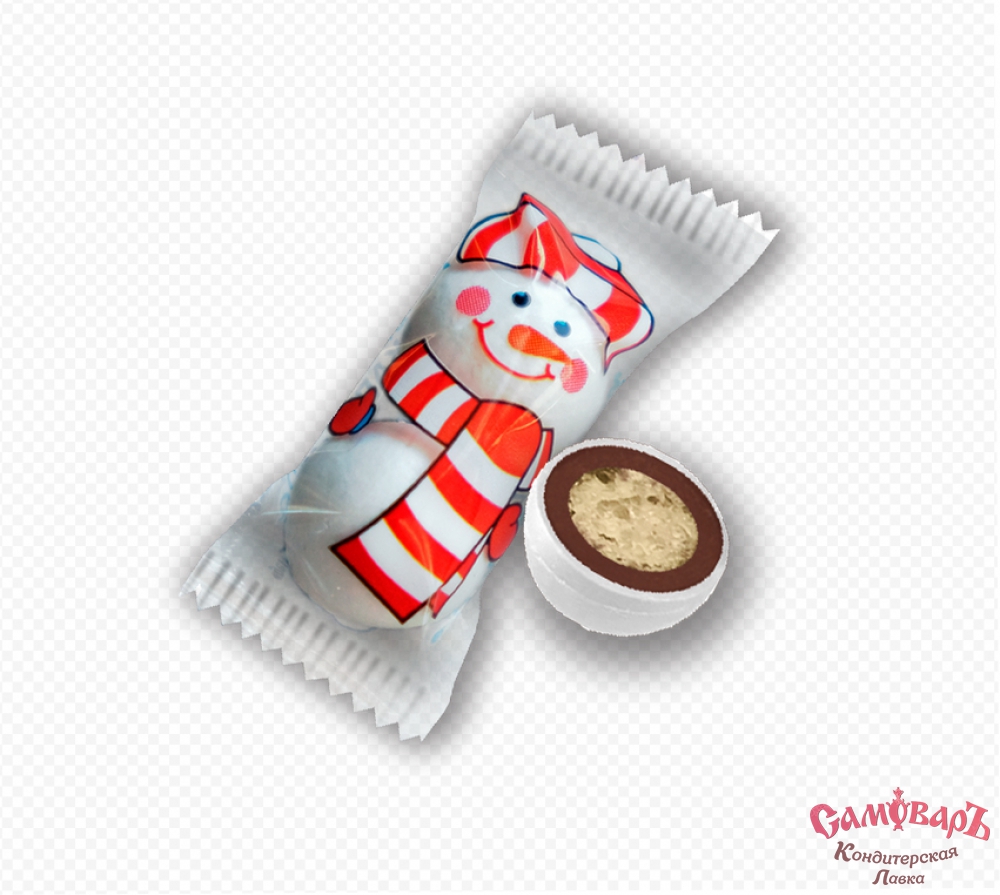МАЛЫШАТА (Капучино) Снеговик НГ- конфеты 1кг /Вкусладости