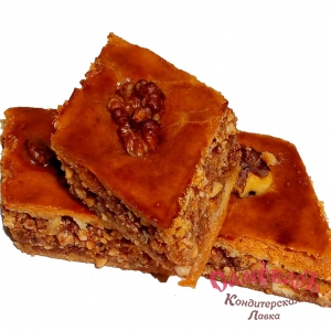 ПАХЛАВА с Грец.орехом 1,5кг печ. сдобное (ООО Иремель, Челяб.обл.)