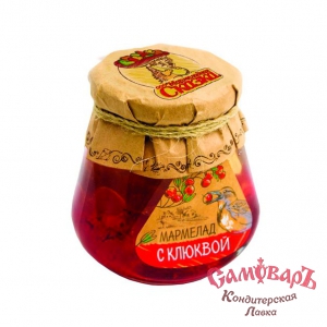 фас.Мармелад БАНКА (С Клюквой) 300гр*6шт /Мармеладная сказка