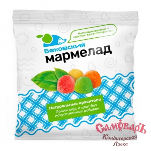 фас.Мармелад 250гр АССОРТИ (1*9шт) фруктовый Бековский