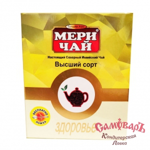 МЕРИ Чай 250гр. Черный ЗДОРОВЬЕ с ложкой (1*48шт) ИНДИЯ