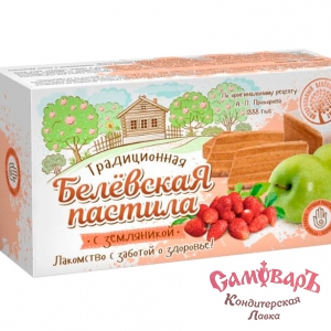 Пастила традиционная ЗЕМЛЯНИКА 100гр.*40шт (Белёвская)