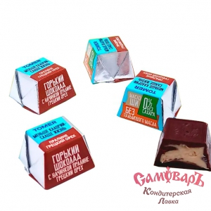 Конфеты горь.шок. ГРЕЦ.ОРЕХ БЕЗ/САХ ТОМЕR 1кг (1*4шт) (Томер г.Москва)