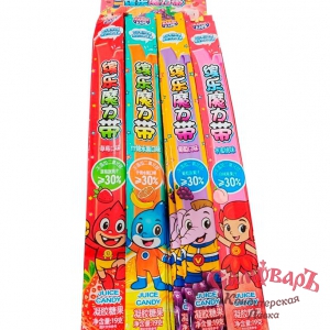 ЛЕНТА XXL ассорти жев. мармелад 19гр. (1*12*24)