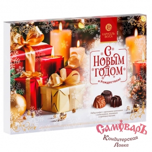 Набор конф Карусель вкуса (Cream Line) СВЕЧИ КРАСНЫЕ 150гр. (1*10шт) Марми НГ купить в интернет-магазине кондитерская лавка Самоваръ