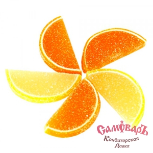 Биосладия №178 вес.Мармелад Дольки лимон, апельсин 4кг /ИП Голенков г.Пенза/