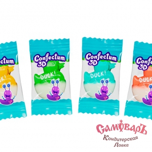 Вес.мармелад жев. Funny 3D (УТЯТА) 500гр.(1*6бл) (Конфектум) купить в интернет-магазине кондитерская лавка Самоваръ