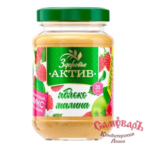 ЗДОРОВЬЕ Актив МАЛИНА, Яблоко фрукт.пюре со стевией 170г (1*15) СтБ купить в интернет-магазине кондитерская лавка Самоваръ