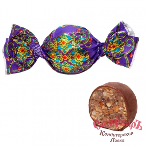 Восточная роскошь арахисовая с ИЗЮМОМ 0,9кг конфеты (ТД Нальчик-сладость)