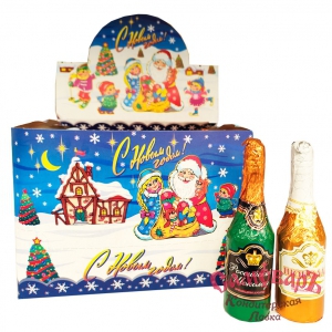 Бутылочка 40гр.(1*6*18) шок.фигурка
