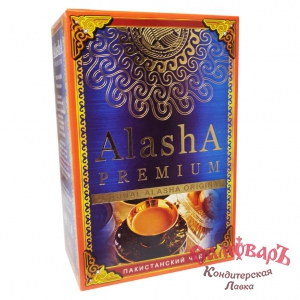 Чай АЛАША премиум (Alasha) пакистанский в/с 200гр черн.гран. (*40шт) купить в интернет-магазине кондитерская лавка Самоваръ