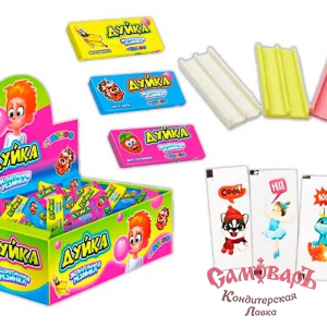 ДУЙКА с ТАТУ жев.резинка 2гр.(1*24*100)