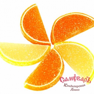 Биосладия №178 вес.Мармелад Дольки лимон, апельсин 3,5 кг /ИП Голенков г.Пенза/