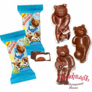 Звездный МИШКА с арах.пастой 2кг конфеты (Акконд) купить в интернет-магазине кондитерская лавка Самоваръ