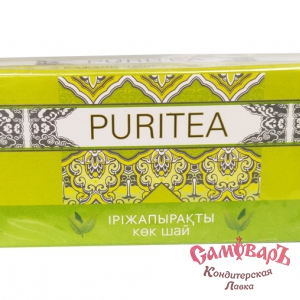 Чай зеленый PURITEA (Пуритиа) 2гр. 25 пакетиков тв пачка (*50шт) купить в интернет-магазине кондитерская лавка Самоваръ