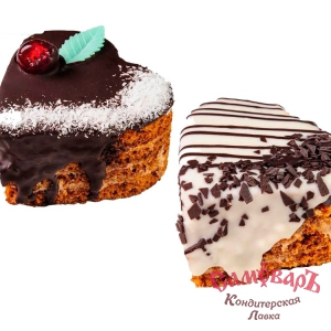 СЕРДЕЧКИ Глазированне 2,3кг - пирожное (Степаненко г.Армавир)