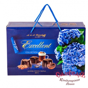 Набор конф СУМКА (Excellent) горький МИНДАЛЬ,МОККО,ТРЮФЕЛЬ 284гр. (1*10шт) Demidoff