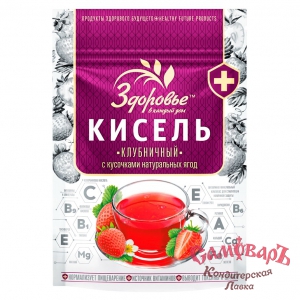 Кисель порошок Здоровье КЛУБНИКА 150гр (1*12) ZIP