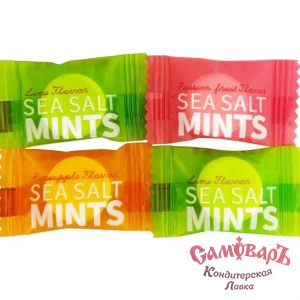 Акция! Конфеты с Морской солью без/сах. Flavimento Mints Sea Salt (Флавименто) 500гр*8упак
