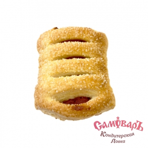 ШТРУДЕЛЬ с ГРУШЕЙ печ. слоеное 2,5кг (Семеновна)