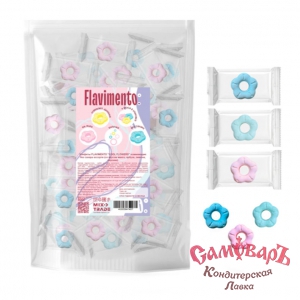 Карамель леденцовая Flavimento COOL FLOWERS (Крутые Цветы) освежающие без сахара асс. 500гр*14упак