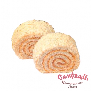 Рулет бисквитный с ПОВИДЛОМ 3кг (ДРОЗДЕВ, г.Армавир) купить в интернет-магазине кондитерская лавка Самоваръ