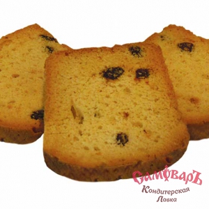 Биосладия №224 Кексовые сух. с Изюмом печ. сдобное 2,5кг /ИП Голенков г.Пенза/