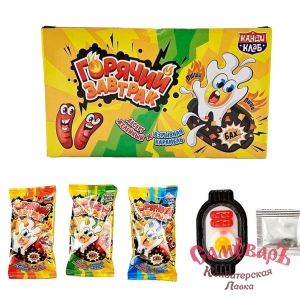 Десерт Желейный Горячий ЗАВТРАК взрыв.кар.24гр (1*12*30) купить в интернет-магазине кондитерская лавка Самоваръ