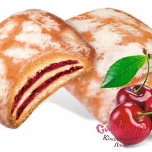 ЧУДО ЗЕБРА с начинкой ЧЕРЕШНИ пряник 3,5кг. (Абакан) Б42Е