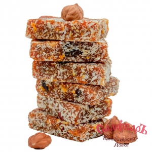 ФУНДУК СО СЛИВОЙ и Кокосом 100гр Пастила фруктово-овощная Яблоко-Морковь купить в интернет-магазине кондитерская лавка Самоваръ