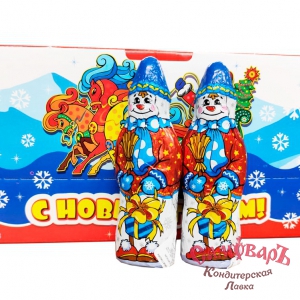 СНЕГОВИК 40гр.(1*6*28) шок.фигур.