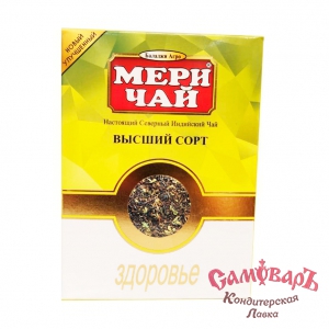 МЕРИ Чай 100гр. Черный ЗДОРОВЬЕ (1*120шт) ИНДИЯ