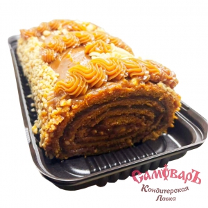 РУЛЕТ бисквитный Медовый ОРЕХ 3кг (Дельта, Армавир) купить в интернет-магазине кондитерская лавка Самоваръ