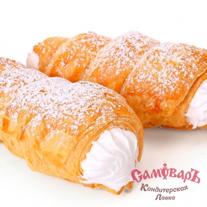 Трубочка с пломбирным кремом 2,0кг печ. слоеное (Семеновна)