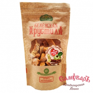 Хрустила (без сахара) ЯБЛОЧНАЯ с КОРИЦЕЙ 50гр.*48шт (Белёвская)