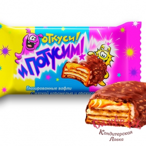 Конф.ваф. ПОТУСИМ с Арахисом 500гр*6шт (Свитлайф)