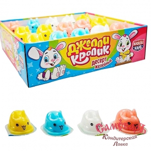Десерт Желейный КРОЛИК ассорти 38гр (1*12*30) купить в интернет-магазине кондитерская лавка Самоваръ