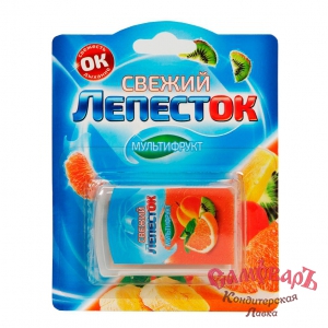 Свежий Лепесток МУЛЬТИФРУКТ - освеж.пластинки 0,8гр.(1*24*20)