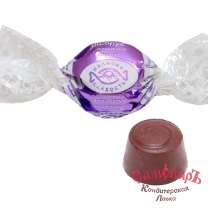 ЭЛЬБРУС с нат.СЛИВОЙ 0,8кг конфеты (ТД Нальчик-сладость)