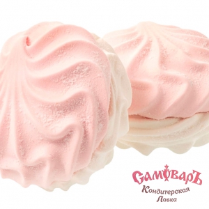 вес.Зефир БЕЛО-РОЗОВЫЙ 2,0кг (Бековский)