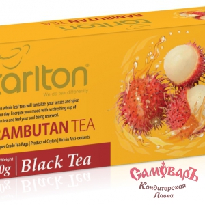 Чай Черный Тарлтон 2гр*25пак РАМБУТАН купить в интернет-магазине кондитерская лавка Самоваръ