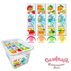 Джелли Велли МУРУ фрук.желе с кусочками кокоса 35гр. (1*4*80)