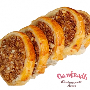 ПАХЛАВА рулет резаный 1,5кг печ. сдобное (ООО Иремель, Челяб.обл.)