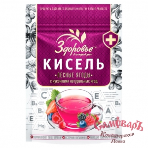 Кисель порошок Здоровье ЛЕСНАЯ ЯГОДА 150гр (1*12) ZIP