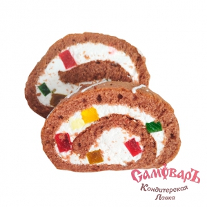 Рулет бисквитный с СУФЛЕ и КАКАО 1,8кг (ДРОЗДЕВ, г.Армавир) купить в интернет-магазине кондитерская лавка Самоваръ