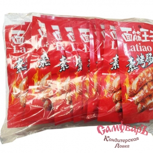 Соевое мясо Маленькое КОЛБАСЫ на ГРИЛЕ 18гр (1*28*15шт) код 534