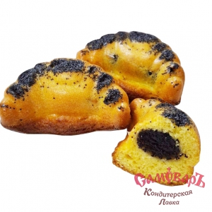 Кекс Круассан с МАКОМ (маффин) 2,5кг (Петросян г. Армавир)