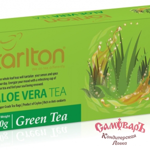 Чай Зеленый Тарлтон 2гр*25пак АЛОЭ ВЕРА купить в интернет-магазине кондитерская лавка Самоваръ
